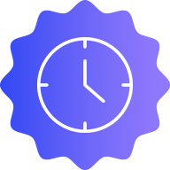 99.9% hosting uptime guarantee icon