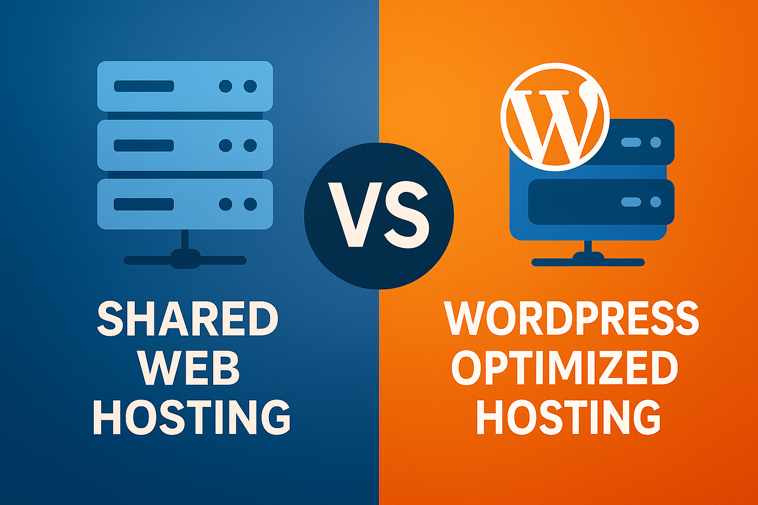 Shared Web Hosting vs. WordPress Optimized Hosting: Key Differences & Advantages
